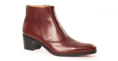 boots-talon-haut marron: même style de chaussures en ligne pour hommes que les Simon Fournier Paris