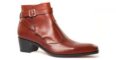boots-jodhpur-talon-haut marron: même style de chaussures en ligne pour hommes que les Simon Fournier Paris