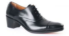 richelieu-talon-haut noir: même style de chaussures en ligne pour hommes que les Simon Fournier Paris