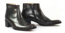 boots à talon haut marron foncé mode homme luxe vue 7