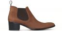 boots chelsea talon haut marron mode homme luxe vue 1