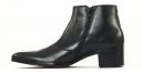 boots à talon haut noir mode homme luxe vue 2