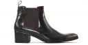 boots chelsea talon haut marron foncé mode homme luxe vue 1