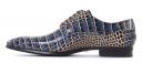 derbies bleu noir mode homme luxe vue 2