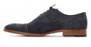 richelieu bleu jean mode homme luxe vue 3