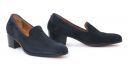 Slipper de ville Daim bleu mode homme luxe vue 7