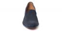 Slipper de ville Daim bleu mode homme luxe vue 5