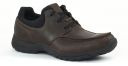 chaussures basses à lacets marron foncé mode homme mode vue 2