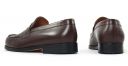 mocassins marron foncé mode homme mode vue 5