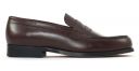 mocassins marron foncé mode homme mode vue 4