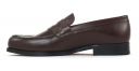 mocassins marron foncé mode homme mode vue 3